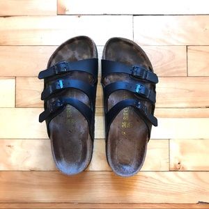 Birkenstock | Florida Black Leather Sandal